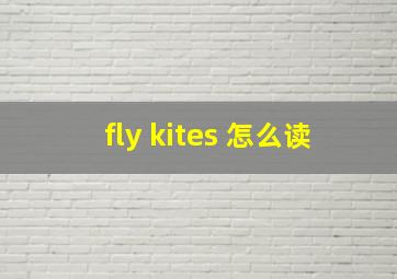 fly kites 怎么读